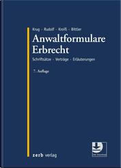 Anwaltformulare Erbrecht
