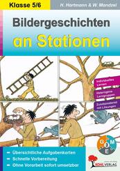 Bildergeschichten an Stationen, 5.-6. Schuljahr
