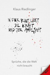 In der Ruhe liegt die Kraft und der Apfelsaft