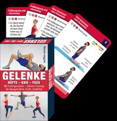 Trainingskarten Gelenke: H&uuml;fte - Knie - Fu&szlig;