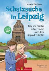 Schatzsuche in Leipzig - Lilly und Nikolas auf der Suche nach dem singenden Saphir