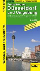 Radwanderkarte D&uuml;sseldorf und Umgebung 1 : 50 000