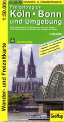 K&ouml;ln, Bonn und Umgebung - Wander- und Freizeitkarte