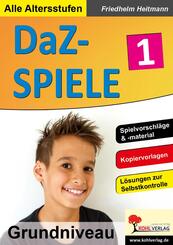 DaZ-Spiele in drei Niveaustufen.Bd.1