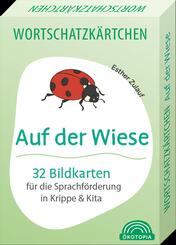 Wortschatzk&auml;rtchen: Auf der Wiese