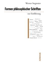 Formen philosophischer Schriften zur Einf&uuml;hrung
