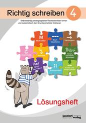 Richtig schreiben 4 (L&ouml;sungsheft)