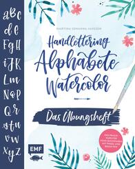 Handlettering Alphabete Watercolor - Das &Uuml;bungsheft