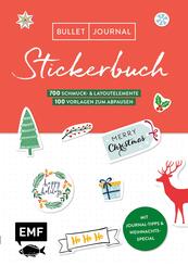 Bullet Journal - Stickerbuch Merry Christmas: 900 weihnachtliche Schmuckelemente