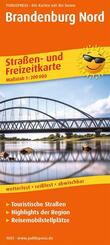Publicpress Stra&szlig;en- und Freizeitkarte Brandenburg Nord 1:200.000