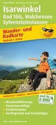Publicpress Rad- und Wanderkarte Isarwinkel, Bad T&ouml;lz, Walchensee, Sylvensteinstausee 1:35.000