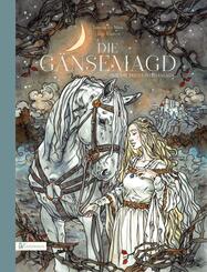 Die G&auml;nsemagd und ihr treues Pferd Falada