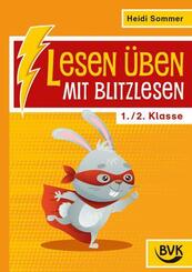 Lesen &uuml;ben mit Blitzlesen 1./2. Klasse