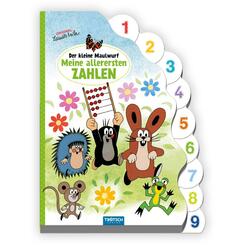 Tr&ouml;tsch Der kleine Maulwurf Pappbilderbuch mit Register Meine allerersten Zahlen