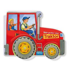 Tr&ouml;tsch Pappenbuch R&auml;derbuch Mein gro&szlig;er roter Traktor