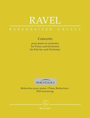 Concerto f&uuml;r Klavier und Orchester G-Dur