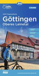 BVA ADFC Regionalkarte G&ouml;ttingen Oberes Leinetal 1:75.000