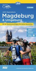 BVA ADFC Regionalkarte Magdeburg & Umgebung 1:75.000