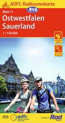 BVA ADFC Radtourenkarte Ostwestfalen Sauerland 1:150.000