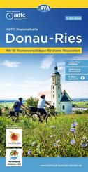 BVA ADFC Regionalkarte Donau-Ries 1:50.000