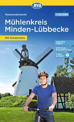BVA Radwanderkarte M&uuml;hlenkreis Minden-L&uuml;bbecke 1:50.000