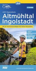 BVA ADFC Regionalkarte Altm&uuml;hltal Ingolstadt 1:75.000