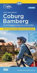 BVA ADFC Regionalkarte Coburg Bamberg 1:75.000