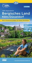 BVA ADFC Regionalkarte Bergisches Land K&ouml;ln/D&uuml;sseldorf 1:75.000