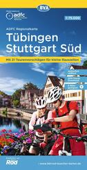 BVA ADFC Regionalkarte T&uuml;bingen - Stuttgart S&uuml;d 1:75.000