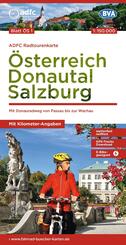 BVA ADFC Radtourenkarte &Ouml;sterreich Donautal Salzburg 1:150.000