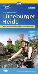BVA ADFC Regionalkarte L&uuml;neburger Heide 1:75.000