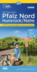 BVA ADFC Regionalkarte Pfalz Nord/ Hunsr&uuml;ck/ Nahe 1:75.000