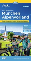 BVA ADFC Regionalkarte M&uuml;nchen Alpenvorland 1:75.000