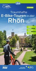 BVA ADFC Regionalkarte Traumhafte E-Bike-Touren in der Rh&ouml;n 1:75.000