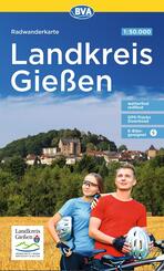 BVA Radwanderkarte Landkreis Gie&szlig;en 1:50.000