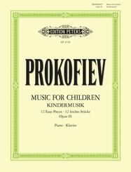 Music for Children: 12 Easy Pieces Op. 65 (Musik f&Atilde;&OElig;r Kinder)