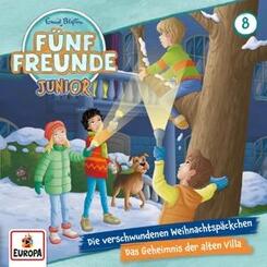 F&uuml;nf Freunde JUNIOR - Die verschwundenen Weihnachtsp&auml;ckchen/Das Geheimnis der alten Villa,1 Audio-CD