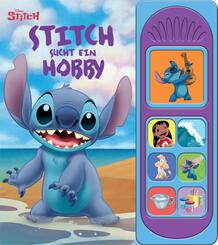 Disney Stitch - Stitch sucht ein Hobby - Soundbuch - Pappbilderbuch mit 7 Ger&auml;uschen