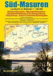 Landkarte S&uuml;d-Masuren