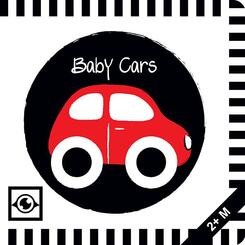 Baby Cars: Kontrastbuch f&uuml;r Babys mit &Ouml;ffnungen &middot; kontrastreiche Bilder angepasst an Babyaugen &middot; Schwarz Wei&szlig; Rot Buch f&uuml;r Neugeborene &middot; Mein erstes Bilderbuch &middot; Montessori Buch