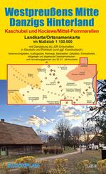 Landkarte Westpreu&szlig;ens Mitte/Danzigs Hinterland