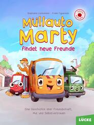 M&uuml;llauto Marty findet neue Freunde. Ein nachhaltiges Vorlesebuch. Auf Apfelpapier und klimaneutral gedruckt.
