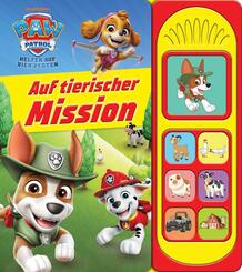 PAW Patrol - Auf tierischer Mission - Soundbuch - Pappbilderbuch mit 7 Ger&auml;uschen