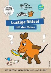 Lustige R&auml;tsel mit der Maus. Bunter R&auml;tselblock f&uuml;r Kinder ab 4 Jahren