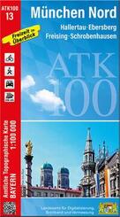 ATK100-13 M&uuml;nchen Nord (Amtliche Topographische Karte 1:100000)