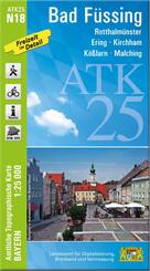ATK25-N18 Bad F&uuml;ssing (Amtliche Topographische Karte 1:25000)