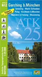 ATK25-N12 Garching b.M&uuml;nchen (Amtliche Topographische Karte 1:25000)