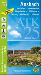 ATK25-H07 Ansbach (Amtliche Topographische Karte 1:25000)