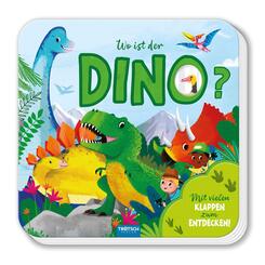 Tr&ouml;tsch Pappenbuch mit Klappen Mein erstes Klappenbuch Wo ist der Dino?