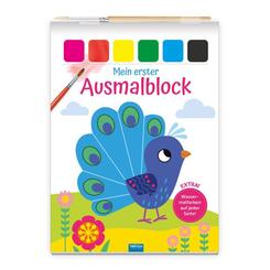 Tr&ouml;tsch Malbuch Mein erster Ausmalblock Pfau